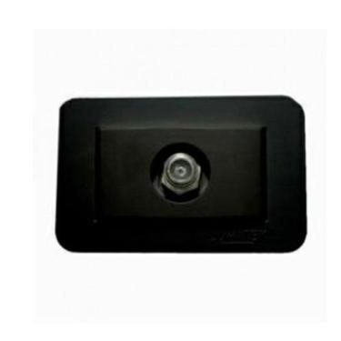 Imagem de Tomada Embutir Para TV Coaxial Lumitek Branca Ou Preta-preta