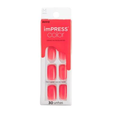 Imagem de Unha Postiça Autocolante imPRESS Color média She's Right - Kiss New Yo