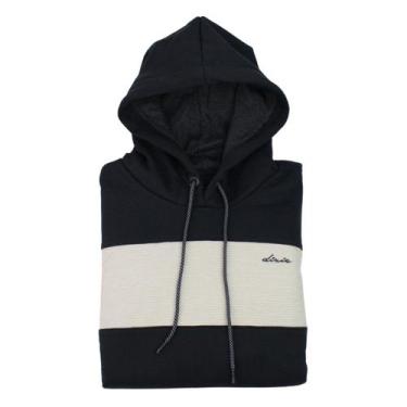 Imagem de Moletom Masculino Dixie 14.11.0379 Com Capuz Preto, Bege, Preto, GG