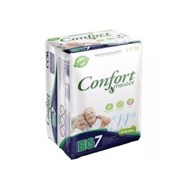 Imagem de Fralda geriátrica confort master reg tam eg (pct c/7) - ccm ind e com