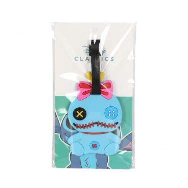 Imagem de Identificador de Mala Luxcel ID00078ST em PVC 15,5cm X 5,5cm Azul Stitch Unissex