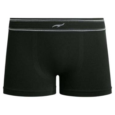 Imagem de Cueca Boxer Infantil Lisa Sem Costura Zee Rucci, P, Preto