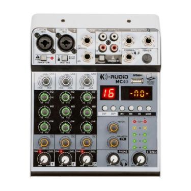 Imagem de Mesa de Som 4 Canais MC 40 - K-Audio