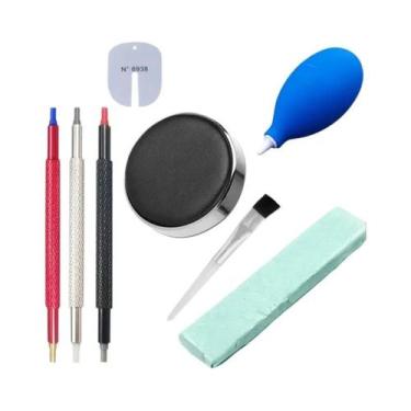 Imagem de Kit De Ferramentas Para Limpeza De Relógios Com 8 Peças: Soprador De A