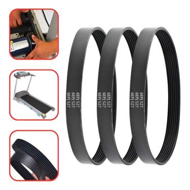 Imagem de Kit 3 Correias do Motor 6epj Compatível Para Esteira Ergométrica Resistente