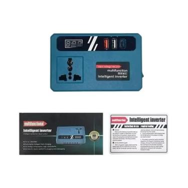 Imagem de Inversor De Bateria De Lítio 120W Para Makita 18-21V Para AC110V 220V 