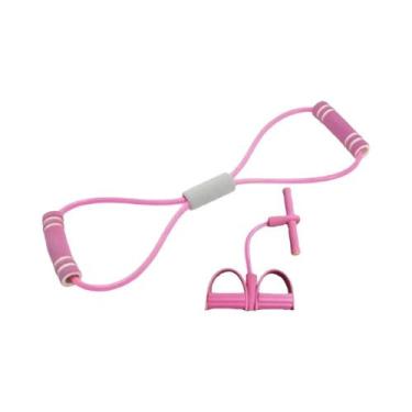Imagem de Conjunto De Faixas De Resistência Com 6 Tubos E Alças De Espuma, Elást