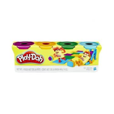 Imagem de Play-Doh 4 Potes de Massinha de Modelar Sortidos