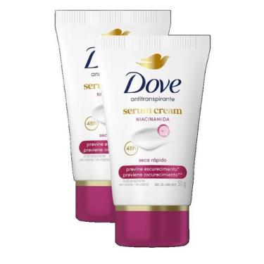 Imagem de kit 2 Desodorante Creme Dove Previne Escurecimento 50G