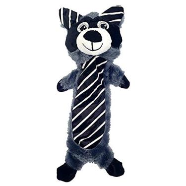 Imagem de Brinquedo Cão Preto e Branco Pelúcia Grande Raposa