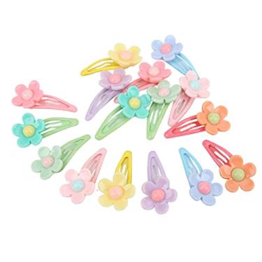 Imagem de 01 02 015 Grampos de cabelo de flor de cachorro de plástico, 32 peças de várias cores para gatos para uso diário para casamento