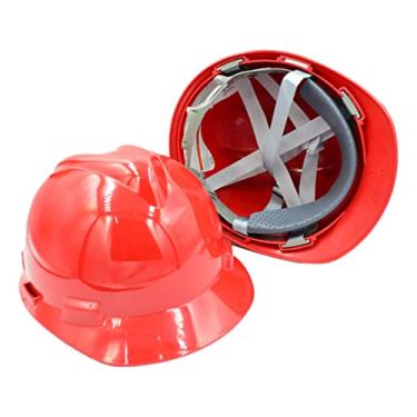 Imagem de Capacete de Segurança MSA CA 498 Completo com Carneira e Jugular (Vermelho)