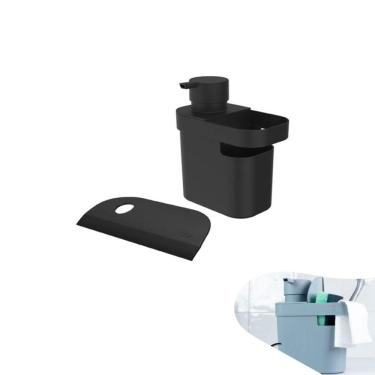 Imagem de Kit Dispenser Porta Detergente Organizador Utensílios Rodo Bancada Pia Cozinha - Ou