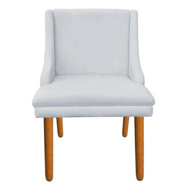 Imagem de Cadeira de Jantar Liz Suede Castanho Cinza