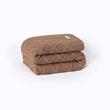 Imagem de Peseira Manta Sofa Sala Cama Queen Tricot 230x60cm Trico Paris