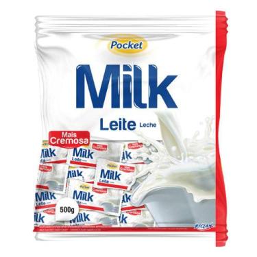 Imagem de Bala De Leite Pocket Cremosa Milk 500G - Freegells - Riclan