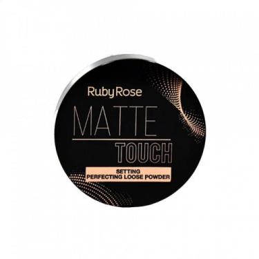 Imagem de Ruby Rose Matte Touch Pó Solto Facial Tan Neutral 3 - Rubyrose