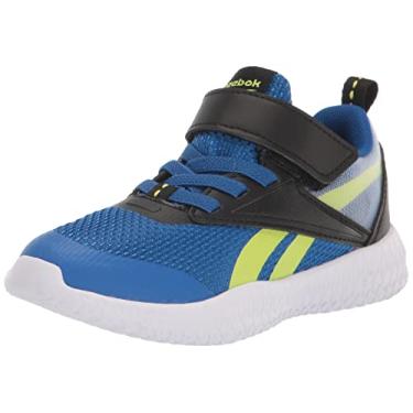 Imagem de Reebok Boy's Flexagon Energy 3.0 Cross Trainer, Vector Blue/Black/Acid Yellow, 3 Little Kid