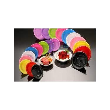 Imagem de Kit Sobremesa para Festa Descartável 50UN Cores Lindas