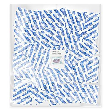 Imagem de Dry-Packs Absorvedores de oxigênio 20-1000cc para vedação a vácuo ou bolsa Mylar, perfeitos para preparar armazenamento de alimentos a longo prazo, 1000 CC, azul