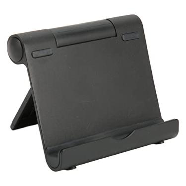 Imagem de Suporte de mesa para tablet, suporte de telefone giratório de 180 graus para escritório (preto)