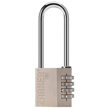 Imagem de Cadeado Zarker Lock Xseries Conjunto de 4 dígitos para cadeado, X50 Long Shackle- 2(inch)