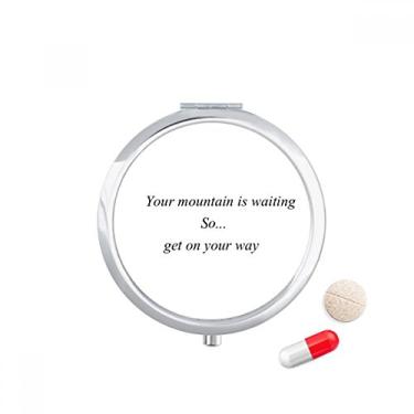 Imagem de Get On Your Way to Mountain Pill Case Pocket Medicine Storage Box Dispenser