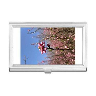 Imagem de Porta-cartões de visita para fotografia com botões de flor de primavera