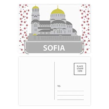 Imagem de Cartão postal Sofia Bulgaria com estampa de marco cinza, Natal, celebração, cartão postal de bênção