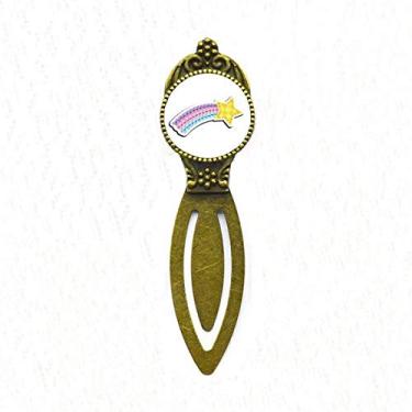 Imagem de Marcador de livro retrô de meteoros Universo e alienígena para escritório