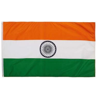 Imagem de Bandeira Da Índia 145Cm X 90Cm Da Marca Minha Bandeira - Dupla Face