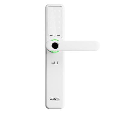 Imagem de Fechadura Digital Embutir Biometria IFR 7000 Branc Intelbras