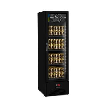 Imagem de Visa Cooler Cervejeira Expositor Vertical Porta de Vidro 293 Litros Vn28rh All Black 220v - Metalfrio
