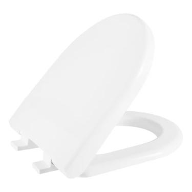 Imagem de Assento Sanitário Riviera Branco Tampa para Vaso Celite com Fechamento Suave