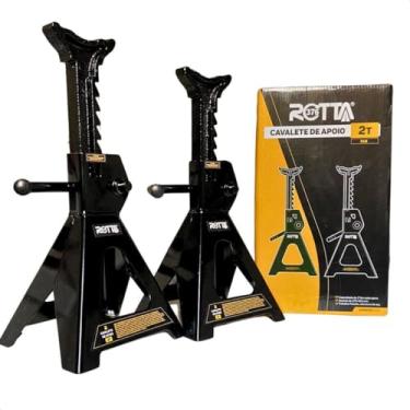 Imagem de 01 Par Cavalete Automotivo Para Veículos Reforçado Capacidade 2 Ton