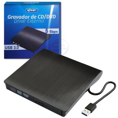 Imagem de Drive Gravador Leitor Dvd Externo Usb 3.0 Portátil Pc Note