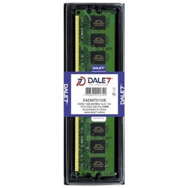 Imagem de Dale7, Memória Dale7 Ddr2 1gb 667 Mhz Desktop 1.8v