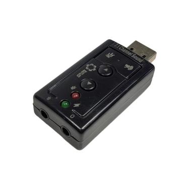 Imagem de Adaptador Usb Se Placa De Som Com P2 Pc Notebook Ad-02