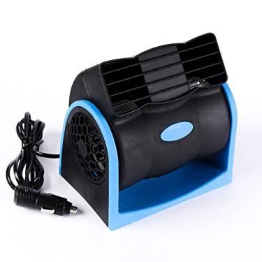 Imagem de Refrigerador de ventilador de carro 12 V, ventiladores de assento de resfriamento para bebês, ventilador de isqueiro de mesa pequeno portátil de 12 volts