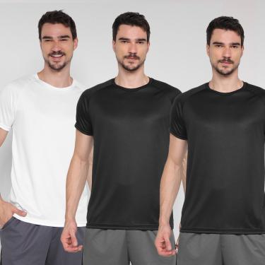 Imagem de Kit Camiseta Gonew Básica Workout Masculina C/ 3 Peças-Masculino