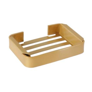 Imagem de Saboneteira Stander Dourada Fixação Adesiva 3m