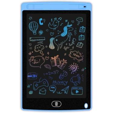 Imagem de LOUSA DIGITAL MÁGICA com Caneta Infantil voo de águia Desperte a Criatividade e Imaginação! Tela LCD 8.5 Interativa, Prática, Ideal para Viagem, Perfeito para alunos, professores e outros. (Azul)