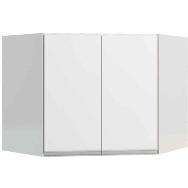 Imagem de Armário Aéreo De Canto Evidence Poliman Móveis Branco