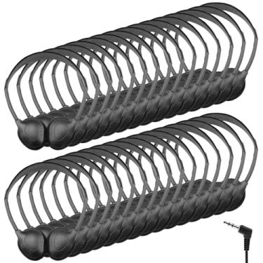 Imagem de Anrgterg Pacote com 30 Fones de Ouvido Escolares com Fio, Fones de Ouvido Acima da Orelha, Ajustáveis com Conector de 3,5 mm para Crianças e Adolescentes