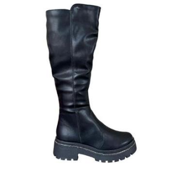 Imagem de Bota Cano Longo Tratorada Dakota Feminina DA211 Preto-Feminino