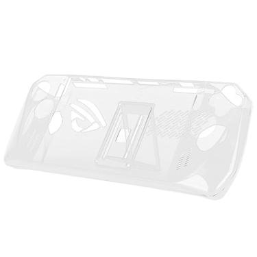 Imagem de Capa Transparente à Prova de Choque, Capa Protetora de TPU Antiderrapante Com Suporte para ROG Ally 2023, Suporte Dobrável, Capa Transparente para Console Portátil (Transparente)