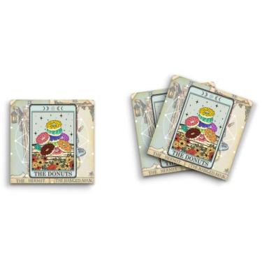 Imagem de Butler in the Home Sticky Notes Pacote com 12 7,6 cm x 7,6 cm, 50 folhas por bloco, cartas de tarô engraçadas The Donuts, blocos de notas engraçados e fofos, papel planejador de diário de papelaria