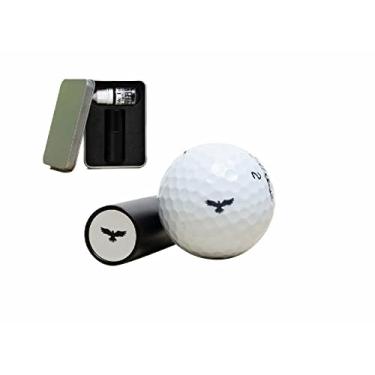 Imagem de Carimbo de bola de golfe | Carimbo marcador de bola de golfe impermeável | Estampador de bola de golfe de alumínio com tinta permanente recarregável | Marcador de carimbo de bola de golfe personalizado | Carimbos de bola de golfe presentes para golfistas | Carimbo de golfe