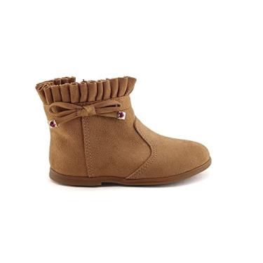 Imagem de Bota Infantil Menina Escolar Molekinha 2706.315 Original - Amêndoa - 19