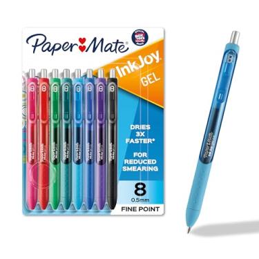 Imagem de Paper Mate® Canetas de gel | Canetas InkJoy®, ponta fina, sortidas, 8 unidades